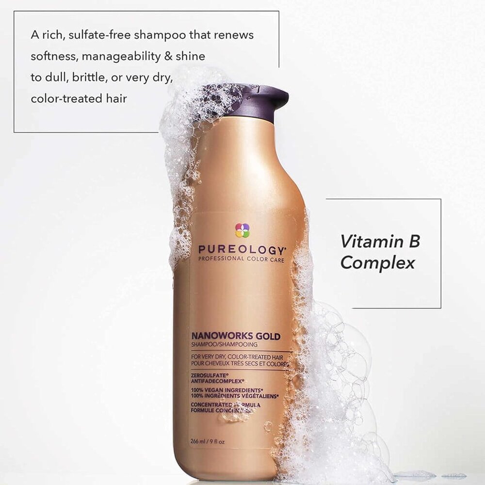 Pureology Nano Works Gold Shampoo & Conditioner Set 9OZ EACH - Picture 8 of 8
